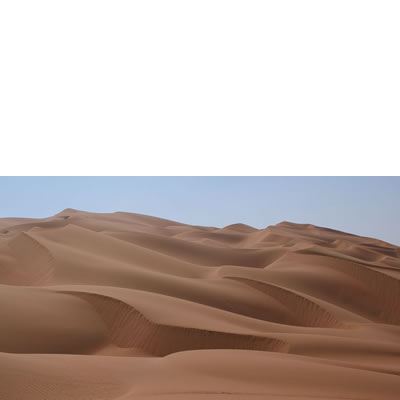 Dunas de arena en el Rub al-Jali (